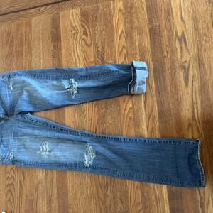 AG Adriano Goldschmied Blue Flare Jeans